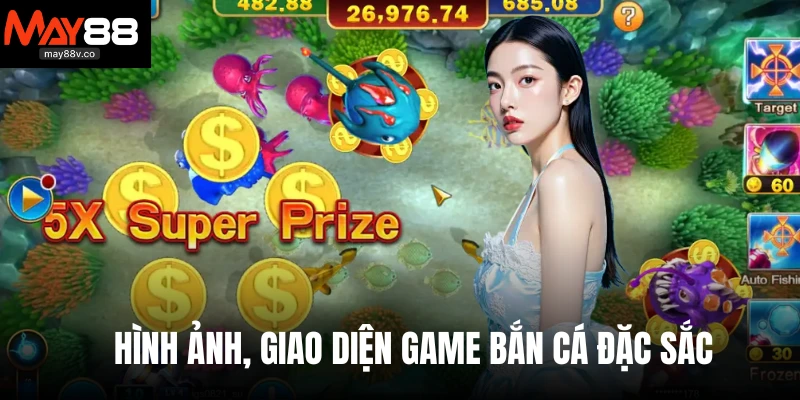 Hình ảnh, giao diện game bắn cá đặc sắc