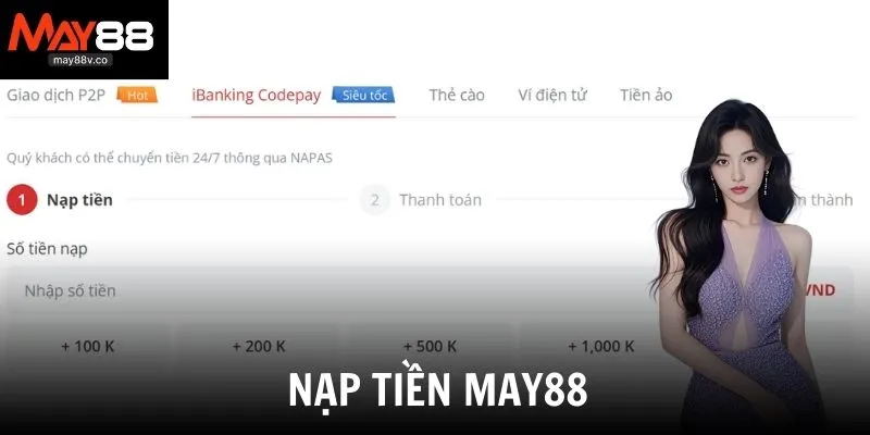 Nạp tiền May88